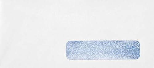 LUXPaper #10 Business Briefumschläge mit Fenster rechts | Sicherheits-Tönung | 11,4 x 24,9 cm | Weiß | 10,9 kg Text | 250 Stück
