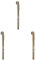 essence eyebrow DESIGNER, Eye Pencil, Augenbrauenstift, Nr. 04 blonde, braun, definierend, vegan, Mikroplastik Partikel frei, Nanopartikel frei (1g) (Packung mit 3)