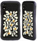 Head Case Designs Offizielle Ayeyokp Summer Bloom Schwarz Pflanzenmuster Hybride Handyhülle Hülle Huelle kompatibel mit Apple iPhone XR