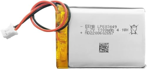 3.7V 1100mAh 603449 Batterie Lipo Batterie Rechargeable Au Lithium Polymère Ionique PCS avec Connecteur JST