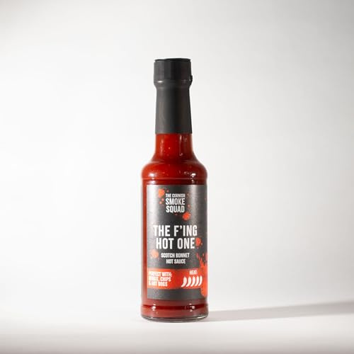 Scotch Bonnet Hot Sauce | Extra Hot Sauce | Ultimate Hot Sauce | Spicy Hot Sauce | 150ml | The F'ing Hot One - The Cornish Smoke Squad