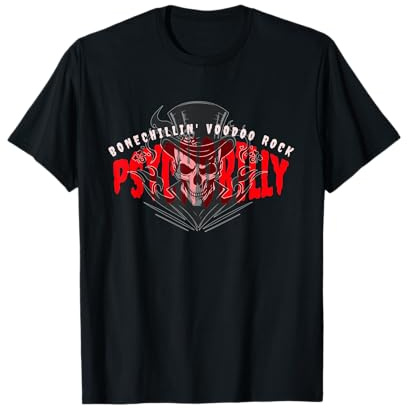 Bonechillin' Voodoo Rock Skelett Psychobilly Schädel T-Shirt