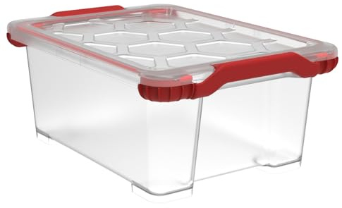 Rotho Aufbewahrungsbox Evo Total inkl. Deckel 11 L transparent Stapelbox