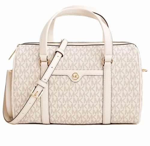 MICHAEL KORS JST TRAVEL - Mittelgroße Umhängetasche mit gekreuzten Trägern, Farbe hellbeige, Hellbeige, Medium