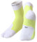 Wildarms Tabi-Kompressionssocken, Sport, rutschfeste Griffpolster, Sportsocken, Laufen, Wandern, mit Kissen, für Herren und Damen, 1 Paar, Gelb/Weiß, Medium