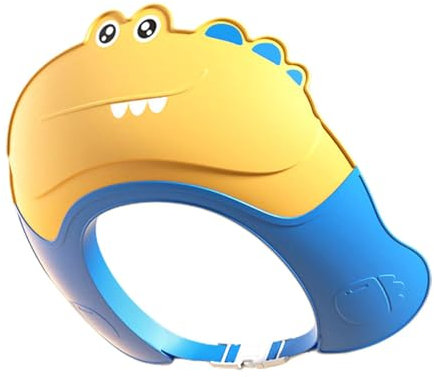 Gorro de ducha para niños y bebés, visera para lavar el pelo del bebé - Gorro protector de champú seguro | Escudo de dibujos animados de protección segura contra champú, gorro de baño con visera