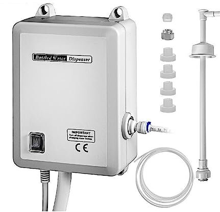 Flaschenwasser-Ausgabepumpe, mit PE-Rohr 1 Gal/Min. 40 PSI for Kaffee-Tee-Maschine, Wasserspender, Kühlschrank, Eismaschine Einfache Bedienung, für Anfänger geeignet(Single Headed A)