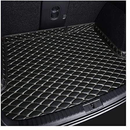 YPGHBHD Car Boot Protection Mat mit Erhöhtem Rand, Kompatibel mit BMW 2 Series Convertible 2018+, Boot Protector Boot Mat Accessories,2-Black Beige