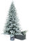 BOP Albero di Natale Innevato NewArtemide 180 cm, con Base Tronco Incorporata, Fogliame in PE Real Touch e PVC, Borsa Omaggio, Apertura ad Ombrello
