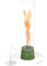 höfats Spin air 1200 Grün – Tischfeuer für Indoor & Outdoor - moderner Bioethanol-Tischkamin mit Langer Brenndauer - Innovative Bio-Burner-Technologie, emaillierter Gussfuß, wärmender Kamin