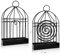 pangutheos Cage à Oiseaux Support Spirale Anti Moustique, 2 Pièces Porte Spirale Anti Moustique avec Anneau de Suspension, Support Bobine Anti Moustique Métal pour Maison Camping Jardin
