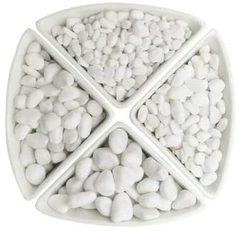 Galets blancs naturels de rivière, 500 g, pour aquarium, plantes succulentes, sans vase, décoration de jardin, figurine, mini pierre, vente en gros, L-BLANC