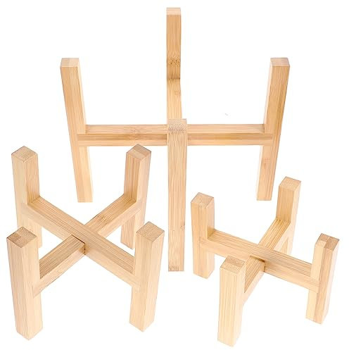 UPKOCH 3stücke Pflanzenständer Für Innenbereich Haushaltsbedarf Wohndekor Blumentopfhalter Blumentopfständer Pflanzenhalter Blumentopf Aus Material