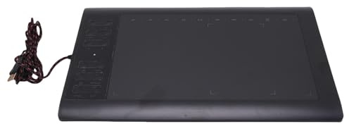 for WINDOWS6 Graphics Drawing Tablet, 10 X 6 Inch Large Active Area with 8192 Levels Pressure Sensitivity Pen and 12 Hot Keys, compatible with WINDOWS