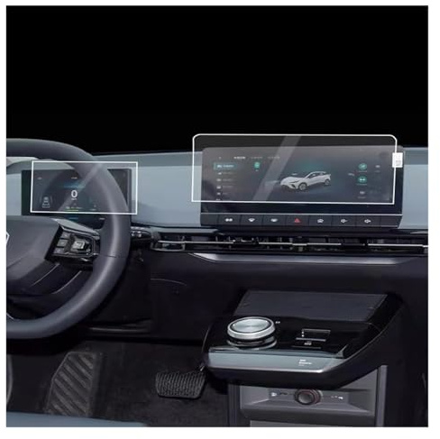 tnbru Navigationsschutzfolie Für MG Für Mulan Für MG4 2021–2023 Displayschutzfolie Aus Gehärtetem Glas Für Infotainment-Systeme Radios GPS-Navigation Armaturenbrett(1 set glass)