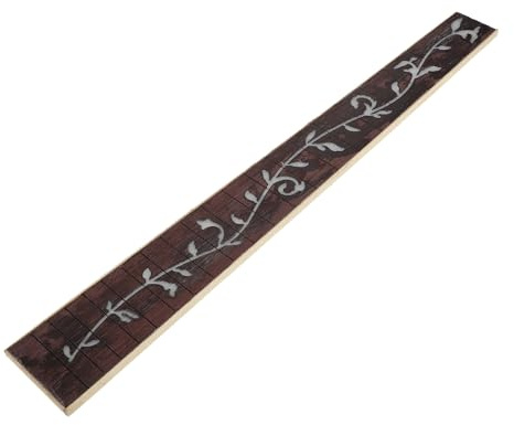 ERINGOGO Tastiera in Legno per Chitarra Acustica Colore Caffè con 20 Tasti, Personalizza Manico, Adatta per Musicisti Avanzati e Registrazioni in Studio