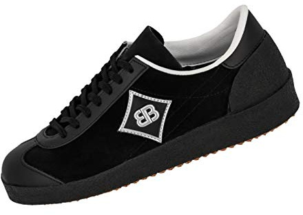 Brütting Astroturfer Velour Unisex Sneaker, schwarz, 46 EU