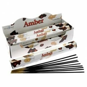 Stamford Räucherstäbchen - Bernstein - 20 Stäbchen à 23 cm, 1 Set, 1 Packung
