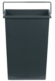 Hailo 7 L Inneneimer 1082479 Dunkelgrau 226 x 115 x 340 mm m. Henkel Ersatzeimer