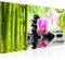 Runa Art Tableau Decoration Murale Orchid Feng Shui 1 Partie Moderne Toile non tissée Salon Salle Pierres Zen Rose 502012a