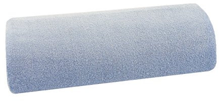N&BF Handauflage Frottee Babyblau | Nageldesign Schaumstoff Kissen für Maniküre & Pediküre | komfortable Hand Ablage für Nagelstudio & Privatgebrauch | waschbarer Bezug