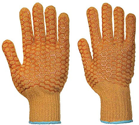 Portwest Criss Cross Handschuh, Größe: M, Farbe: orange, A130ORRM