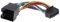 Cavo Adattatore connettore Cablaggio ISO Compatibile con autoradio Sony Aiwa JVC 16 Pin 30x12 mm