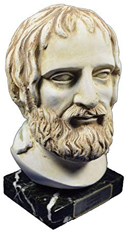 Euripides-Skulptur der klassischen Athen-Büste.