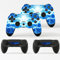 GNG Playstation 4 PS4, Motiv: Electric Storm, 2er-Set mit Aufklebern für Controller