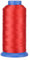 Selric 1500 Yard/20 Farben erhältlich] UV-beständiges hochfestes Polyester-Faden II #69 T70 Größe 210D/3 für Polster, Markt, Vorhänge, Perlen, Geldbörsen, Leder (rot)