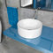 Design Keramik Waschbecken Waschtisch Waschschale Aufsatzwaschbecken Aufsatzwaschtisch Gäste WC Becken KB-A460 BxTxH 40x40x14,5cm