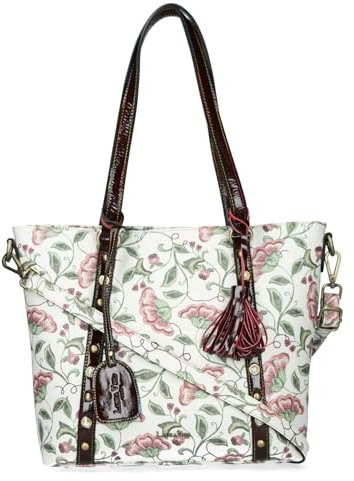 LAURA VITA Damen 2617 Henkeltasche Grau (Gris)