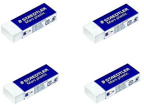 Staedtler Radierer 52650 (Radierer, weiß, 4 Stück)