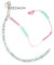 Rechenkette ABC Kette mit Name Mädchen Junge rosa mint Schulkind Einschulung