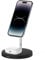 Belkin 2-in-1 Wireless Charger with MagSafe, (15W Fast Charging iPhone Charger Stand for iPhone 14, 13, 12 Series, Airpods and Other MagSafe Enabled Devices with Included Power Adapter) - Black