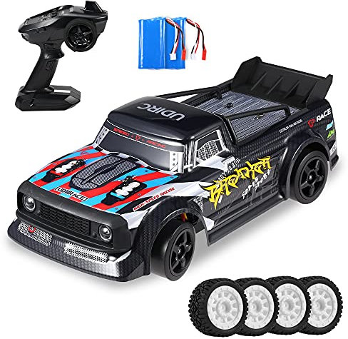 Goolsky UdiRC UD1601 RC Drift Car 1/16 RC Auto 4WD 30km/h RC Rennauto High Speed Kinder Geschenk RTR mit elektronischem Stabilitätssystem 2 Batterie