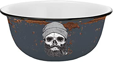 infinite by GEDA LABELS (INFKH) 13650 Keramikschale in Emaille-Optik 600ml, Keramik