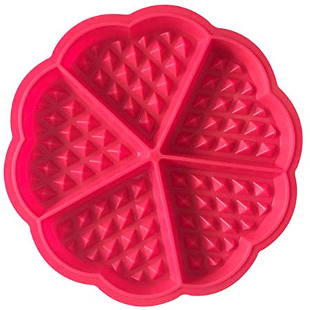 Anawakia Moule à gaufres en silicone avec un bon revêtement anti-adhésif (1 pièce).