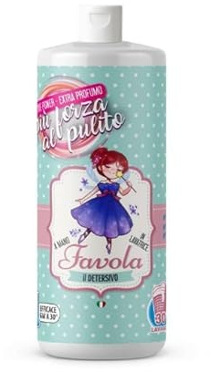 21 SHOP® PULITO DA FAVOLA - FAVOLA IL DETERSIVO in lavatrice e a mano per bucato da 1 litro