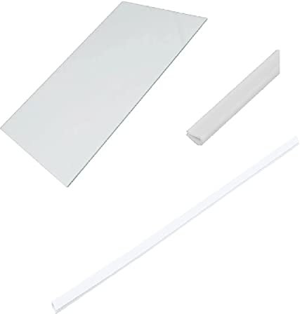 sparefixd Salad Drawer Cover Glass Shelf to Fit Candy Fridge & Freezer