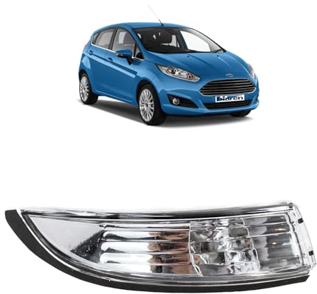 BIAREN Door Wing Mirror Indicator Lens Clear Right Driver Side For Ford Fiesta B-Max 2008-2017 1748314 8A6113B382AF