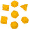 DND Käsewürfel, 3D-Druck, polyedrisches Würfel-Set, ideal für Dungeons and Dragons, Pathfinder, Tisch-RPG, MTG-Spiele, 7-teilig