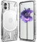 Ringke Coque Compatible avec Nothing Phone (1) [Fusion-X] Transparent Antichoc Protection [Militaire Défense] Résistant aux Rayures Polycarbonate Rigide TPU Bumper Coque Nothing Phone (1) - Clear