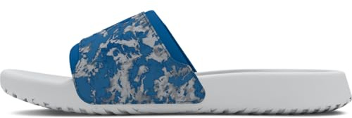 Under Armour Men's Ignite Select Slide Sandal, (100) Mod Gray/Photon Blue/Photon Blue, 11 UK
