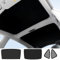TOPABYTE Roof Sunshade for Tesla Model 3 2021-2023, Glass Sunroof Shade Window Insulation UV & Heat Protection, Upgraded Double-Layer Sun Shade Roof Ice Crystal Black (produced from US/DE)