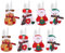 ViLiyDuo 6 Piezas Bolsita para Cubiertos de Navidad,Adornos Navidad, Bolsas para Decoración Navidad Mesa,Decoracion Navidad hogar,para Decoraciones Navidad