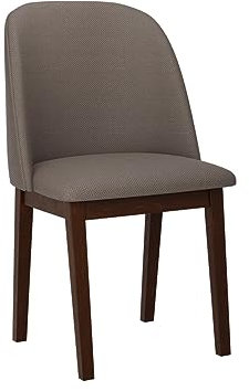Mirjan24 Esszimmerstuhl Mireno I, B:48 x H:83 x T:55 cm, Polsterstuhl Rahmen aus Buchenholz Gepolsterte Sitzfläche aus Stoff Stuhl für Arbeitszimmer Esszimmer Küchenstuhl (Nuss/Hygge 20)