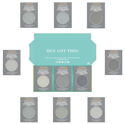 Rust-Oleum Kitchen Cupboard Paint in Gloss Finish – Dusky Greys Tester Box