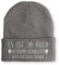 tshirtladen Beanie Mütze Es ist ja auch keinem geholfen wenn ich nicht trinke. Statement Wintermütze, Farbe: Grau