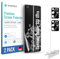 smartect TPU Protecteur d'écran [2 + 2 Pièces] pour Samsung Galaxy S20 Ultra, Écran + Caméra, Couvre tout l'écran, Installation sans Bulles, Protection Anti-Traces de Doigts